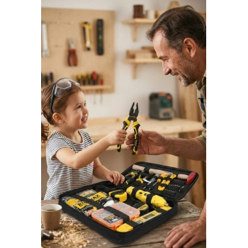 Rtrmax Rtk1001 160 Parça Akülü Tornavida El Aleti Seti