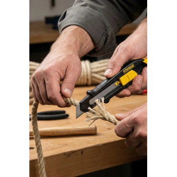 Rtrmax Rak117 Geniş Ağız Maket Bıçağı Alüminyum