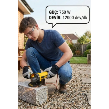 Rtrmax Rtm102 Avuç Taşlama Makinesi 7500W 115mm