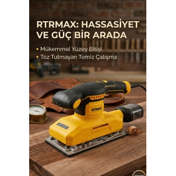 Rtrmax / Rtm4750 Titreşimli Zımpara 380w 115*230mm