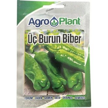 AGRO PLANT ÜÇ BURUN BİBER TOHUMU 25 GR