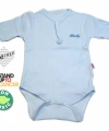 Sema Baby Yarım Kol Kaşkorse Badi (Body) - Mavi  0-6 Ay
