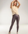 Yüksek Bel Disco Tayt-GRİ