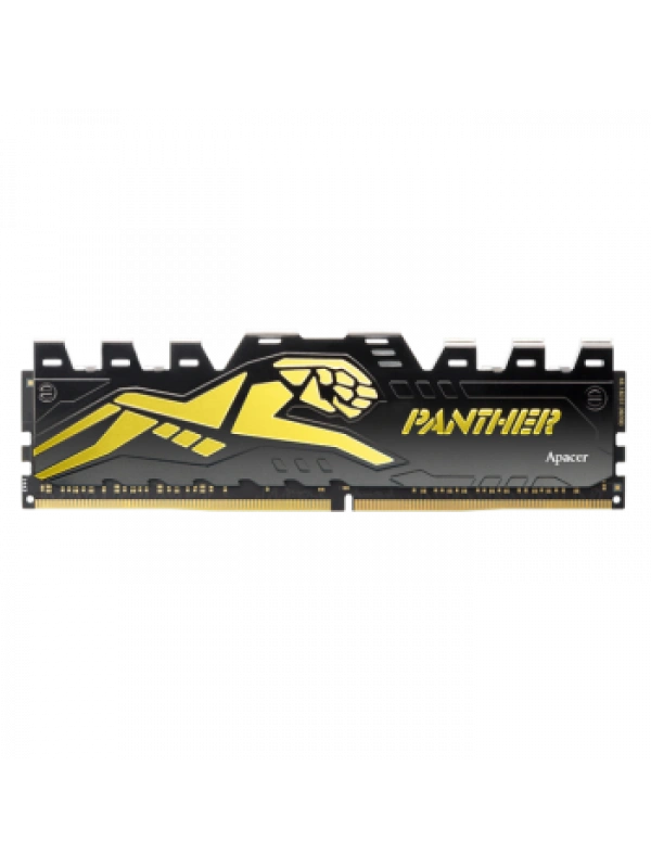 Apacer Panther Black-Gold 16GB (2x8GB) 3200Mhz CL16 DDR4 Gaming Ram (AH4U16G32C28Y7GAA-2)