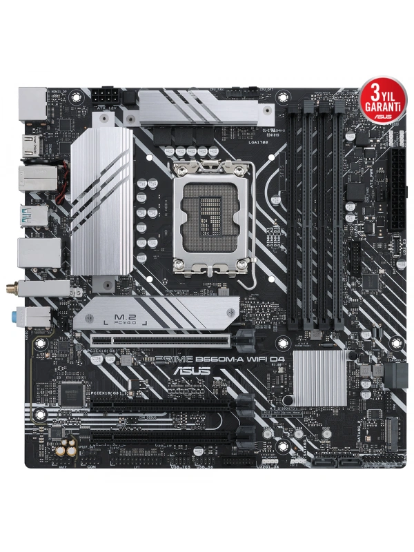 ASUS PRIME B660M-A WIFI D4 DDR4 5333MHz(OC) M.2 HDMI DP mATX 1700p