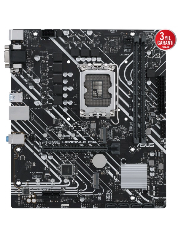 ASUS PRIME H610M-E DDR4 3200(OC) VGA HDMI DP M.2 mATX 1700p