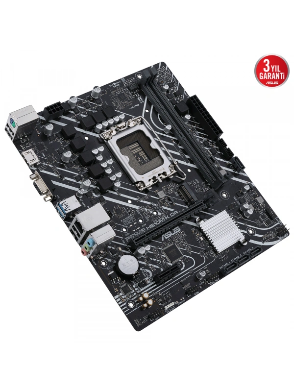 ASUS PRIME H610M-K D4 DDR4 3200(OC) HDMI DP M.2 mATX 1700p