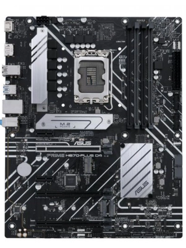 ASUS PRIME H670-PLUS D4 DDR4 5000(OC) HDMI DP M.2 ATX 1700p