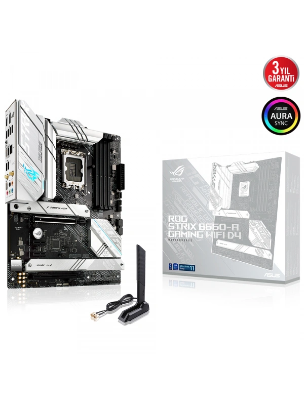 ASUS ROG STRIX B660-A GAMING WIFI D4 5333MHz(OC) M.2 HDMI DP ATX 1700p