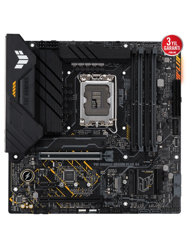 ASUS TUF GAMING B660M-PLUS D4 DDR4 5333Mhz (OC) HDMI DP 1700p