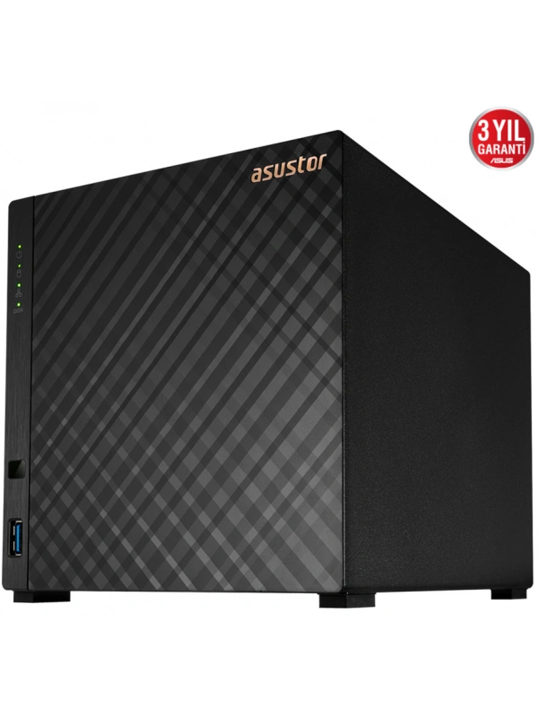 ASUSTOR AS1104T 4 SLOT 1GB DDR4 3.5 NAS DEPOLAMA ÜNİTESİ