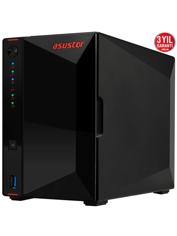 ASUSTOR AS5202T 2 SLOT 2GB DDR4 3.5 NAS DEPOLAMA ÜNİTESİ