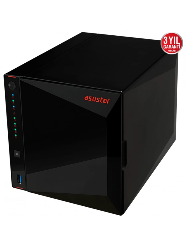 ASUSTOR AS5304T 4 SLOT 4GB DDR4 3.5 NAS DEPOLAMA ÜNİTESİ
