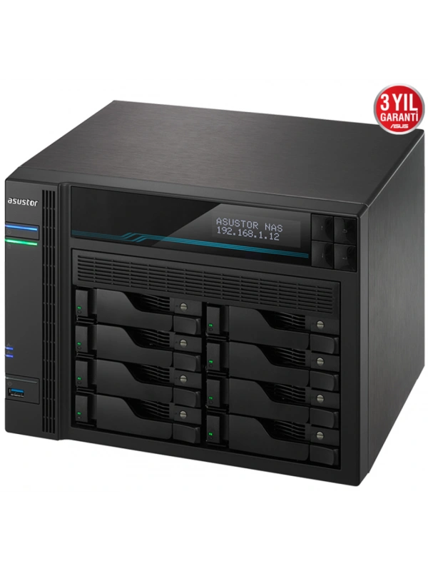 ASUSTOR AS6508T 8 SLOT 8GB DDR4 3.5 NAS DEPOLAMA ÜNİTESİ