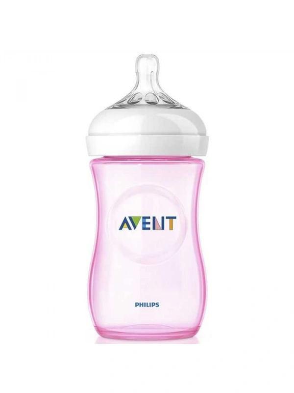 Avent Natural PP Biberon 260 ml - Pembe 8710103875970