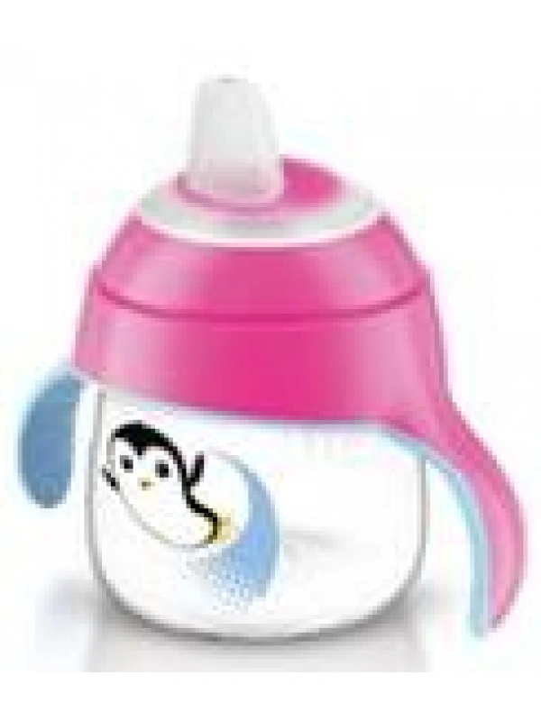 Avent Yeni Penguen Damlatmaz Bardak - 6m+ 200 Ml - Pembe