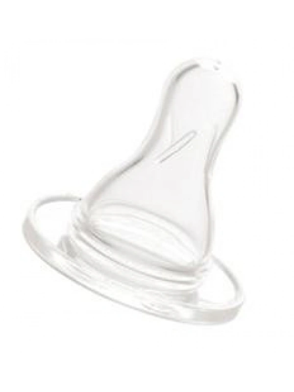 Bebedor Standart Biberonlar İçin Silikon Uçlu Biberon Emziği 3-6 Ay