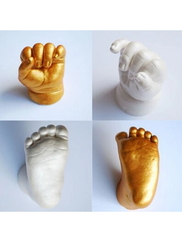 Bebek - Çocuk El - Ayak İzi Minik Heykel Seti
