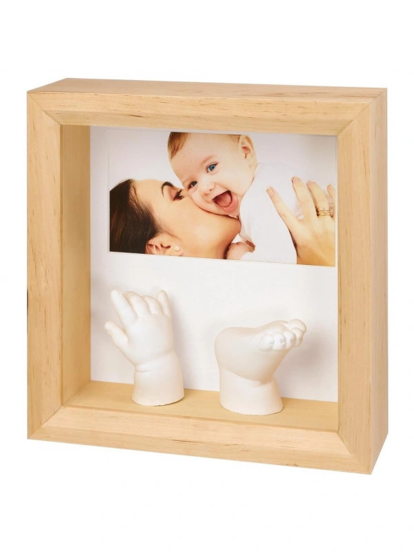 Bebek - Çocuk El - Ayak İzi Minik Heykel Seti