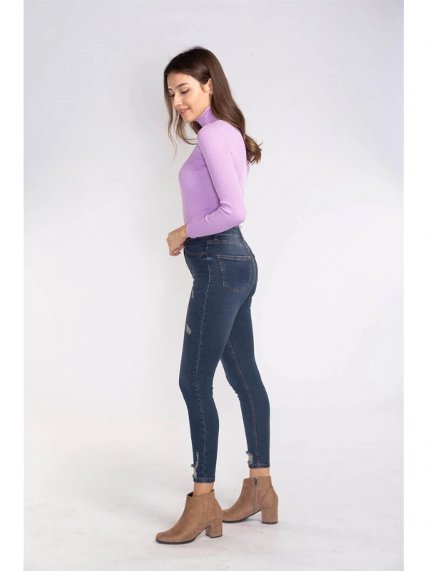 Boğazlı Triko Kazak-LİLA