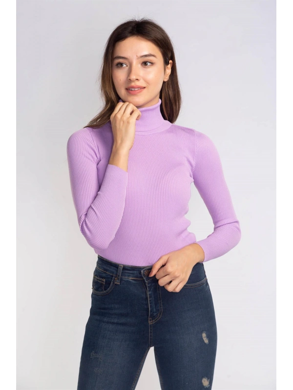 Boğazlı Triko Kazak-LİLA