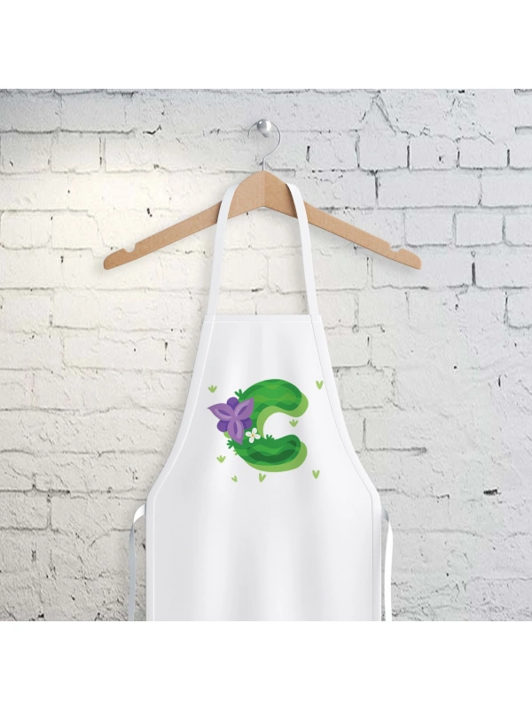 C Harfi Tasarımlı Mutfak Önlüğü