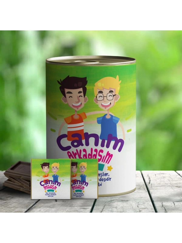 Canım Arkadaşım Temalı Hediye Konservesi