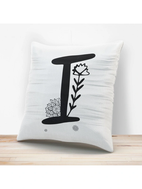 I Harfi Tasarımlı Yastık Kılıfı