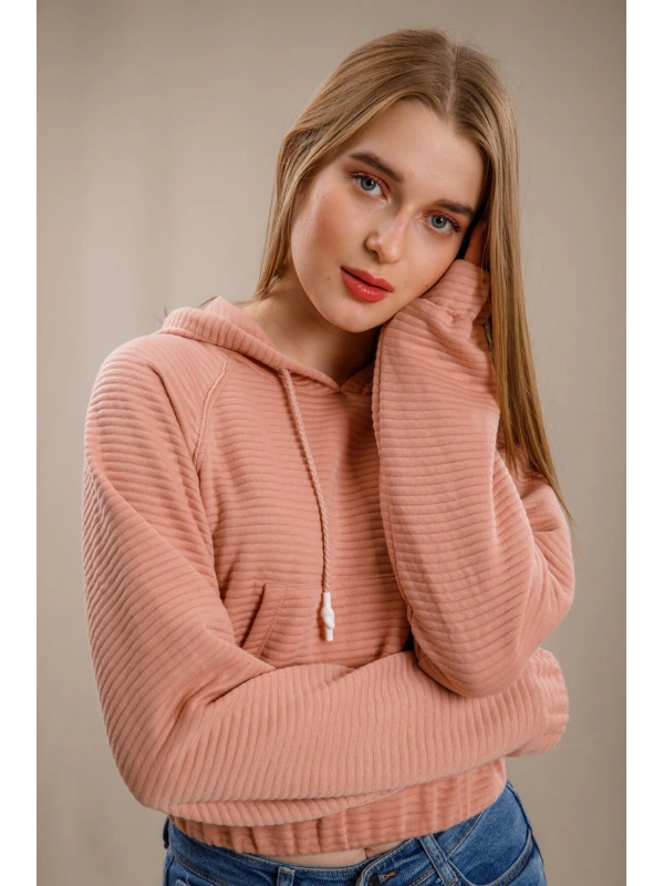 Kanguru Cepli Sweatshirt - PUDRA