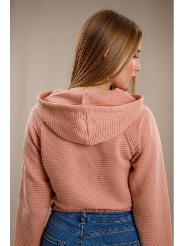 Kanguru Cepli Sweatshirt - PUDRA