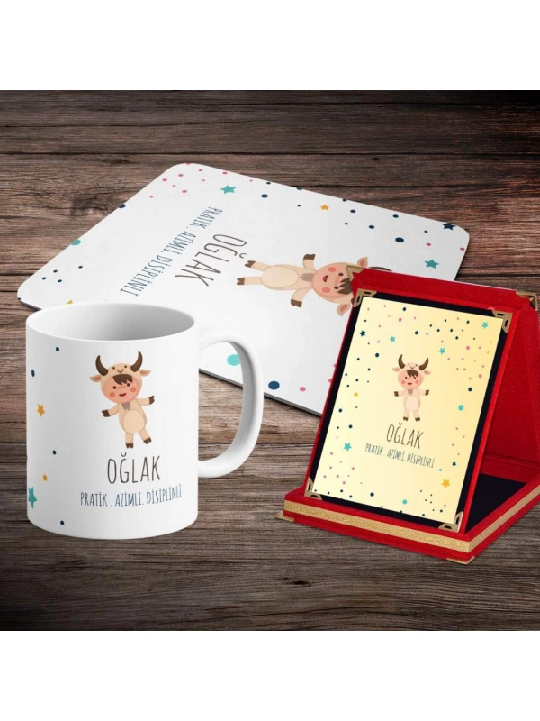 Oğlak Burcuna Özel Tasarım Sevimli Hediye Seti