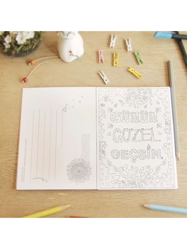 Özel Tasarım Boyama Dilek Kartları