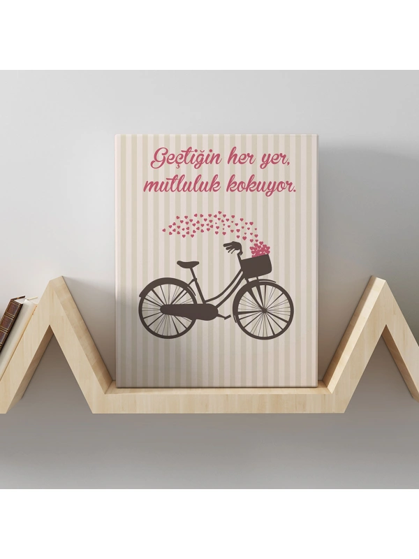 Romantik Tasarımlı Mini Kanvas Tablo - No25