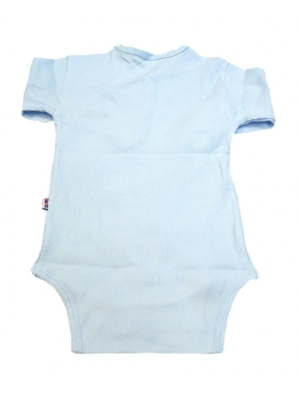Sema Baby Uzun Kol Kaşkorse Badi (Body) - Mavi  0-6 Ay