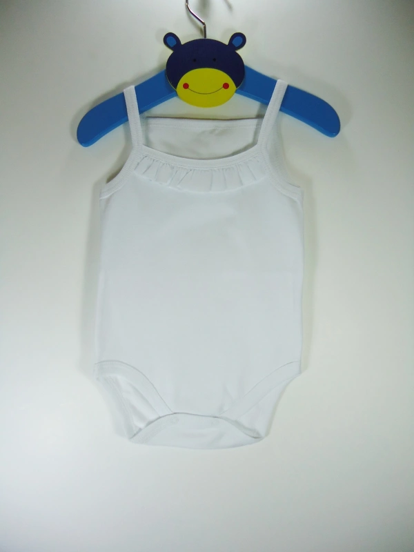 Sema Bebe Penye ip Askılı Badi (Body) - Beyaz 3-6 Ay