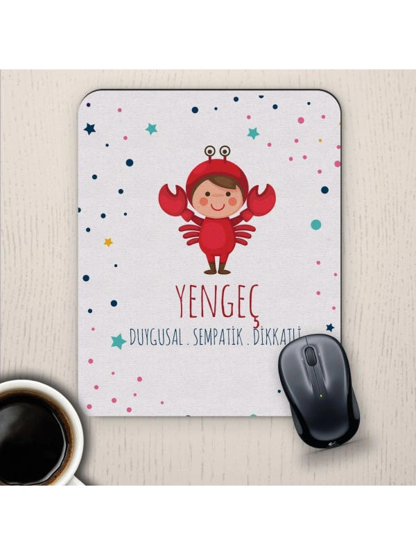 Yengeç Burçlarına Özel Sevimli Mouse Pad