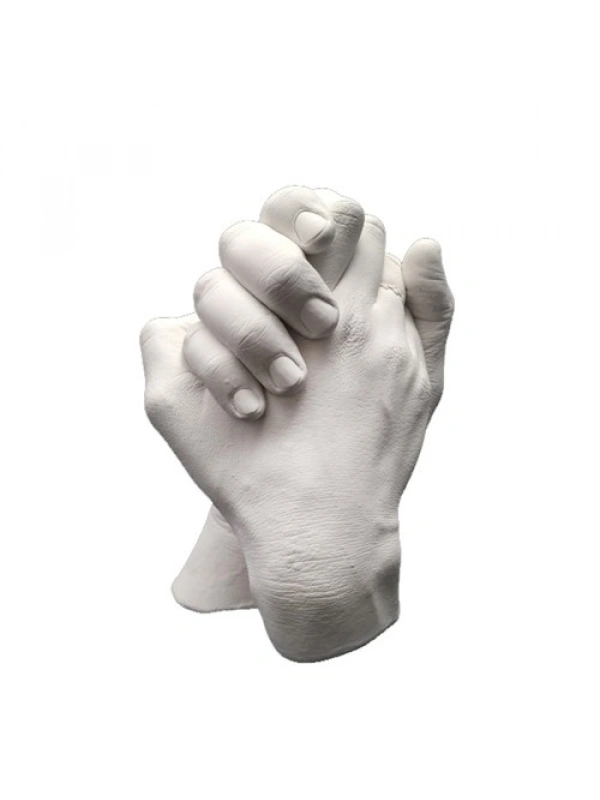 Yetişkinlere Özel (2 adet) El İzi Minik Heykel Set