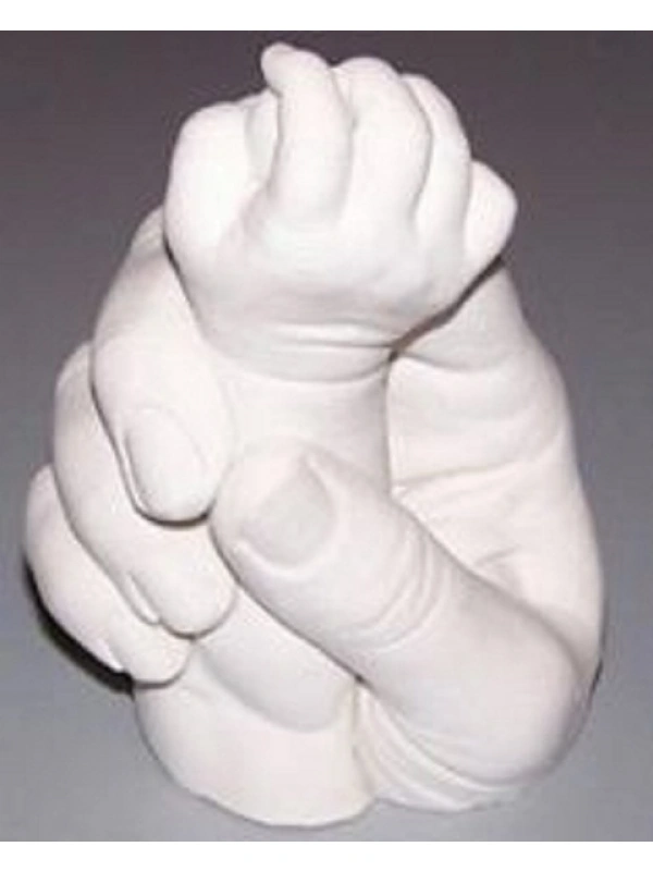 Yetişkinlere Özel (2 adet) El İzi Minik Heykel Set