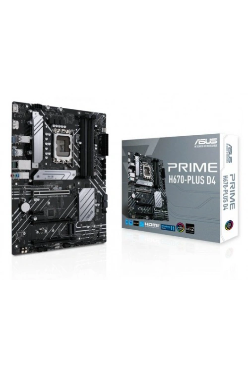 ASUS PRIME H670-PLUS D4 DDR4 5000(OC) HDMI DP M.2 ATX 1700p