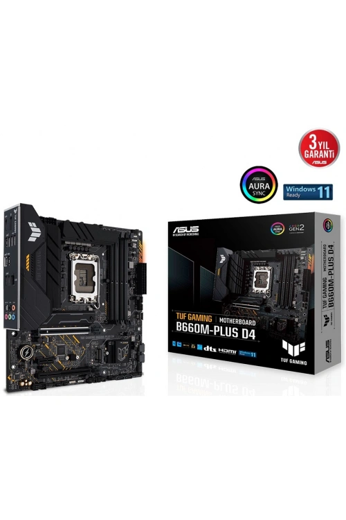 ASUS TUF GAMING B660M-PLUS D4 DDR4 5333Mhz (OC) HDMI DP 1700p