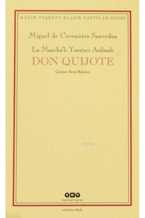 Don Quijote (2 Cilt, Kutulu); La Manchalı Yaratıcı Asilzade