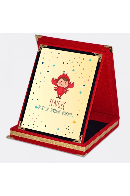 Yengeç  Burcuna Özel Karakter Özellikleri Plaket