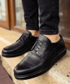 CH003 ST Hakiki Deri Erkek Ayakkabı SIYAH
