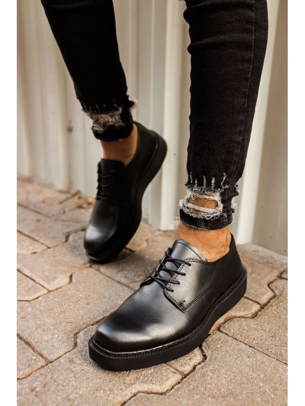 CH001 Fantasya Siyah Taban Erkek Ayakkabı SIYAH