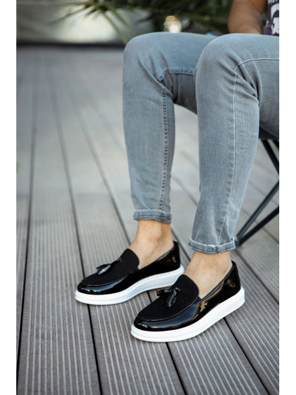 CH002 Rugan BT  Erkek Ayakkabı SIYAH