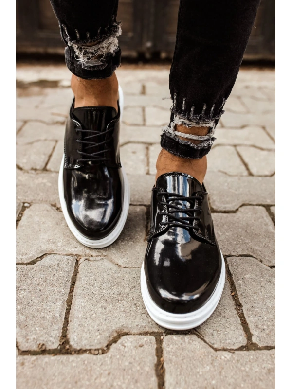 CH003 Rugan BT Erkek Ayakkabı SIYAH