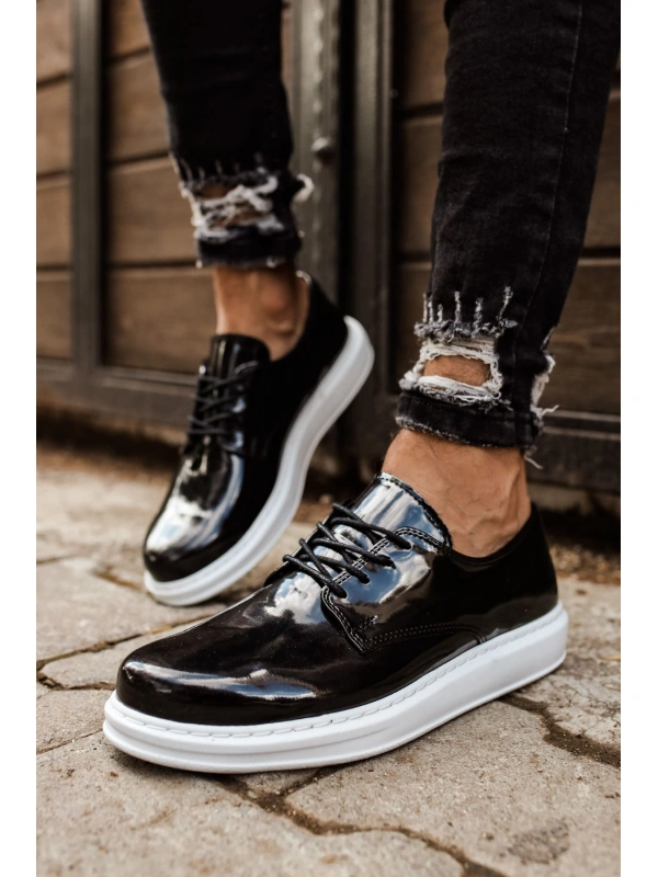CH003 Rugan BT Erkek Ayakkabı SIYAH