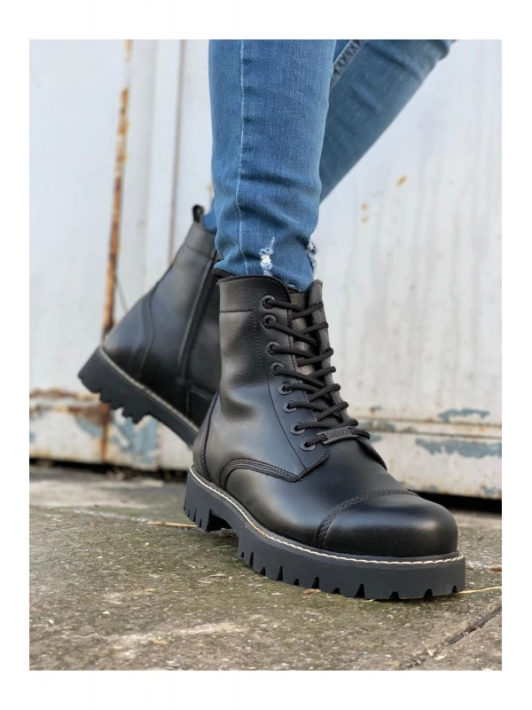 CH009 Cilt ST Erkek Bot SIYAH