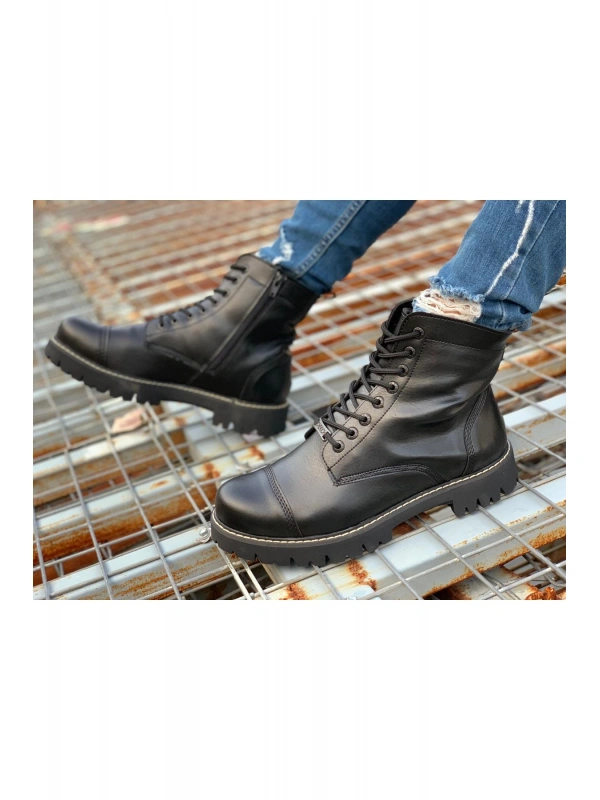 CH009 Cilt ST Erkek Bot SIYAH