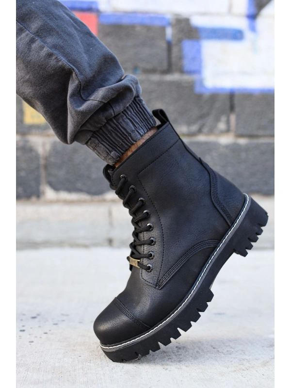 CH009 Mat ST Erkek Bot SIYAH